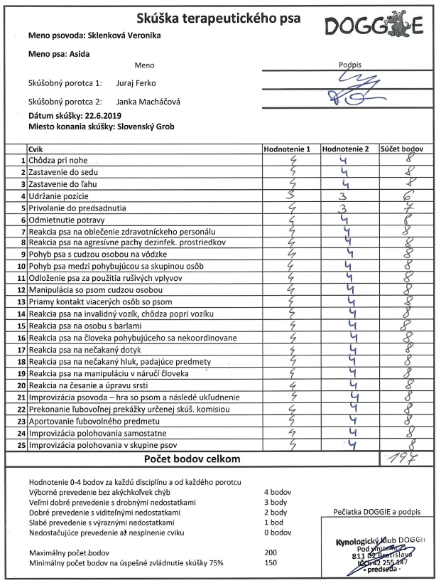 Certifikácie canisterapie